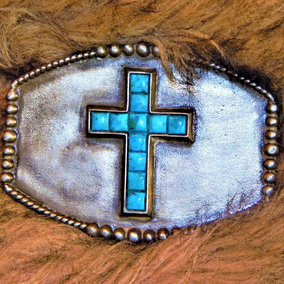 Starr Luna Other - NWT Turquoise Cross Belt Buckle